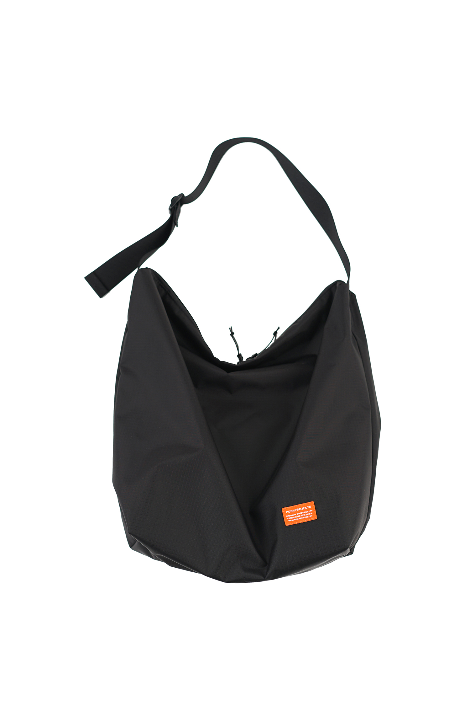 F137 KANGAROO BAG LARGE_BLACK P O S H P R O J E C T S