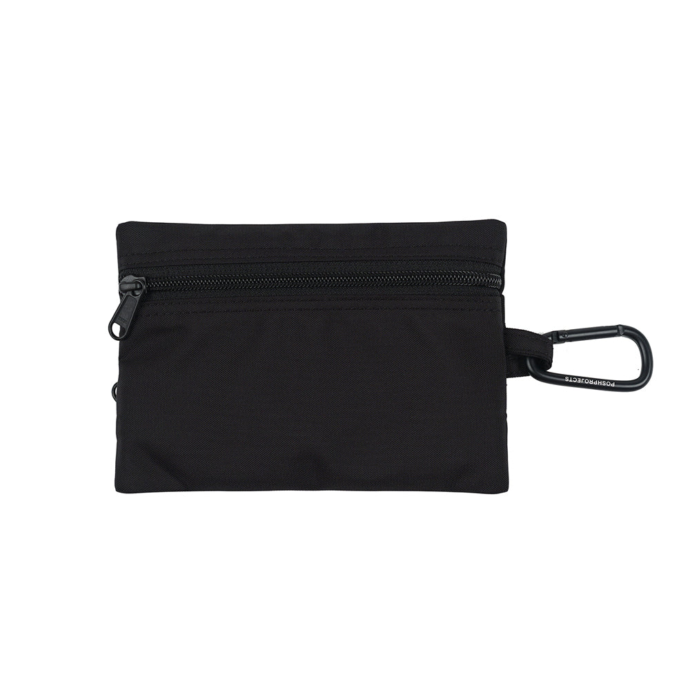 X409 KANGAROO PASSPORT WALLET BLACK