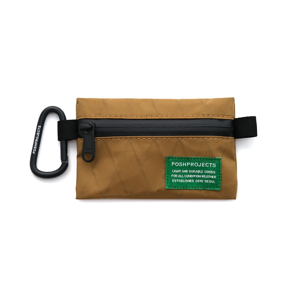 POSHPROJECTS AX210 Utility Pouch Heather Grey - Compact Travel Pouch