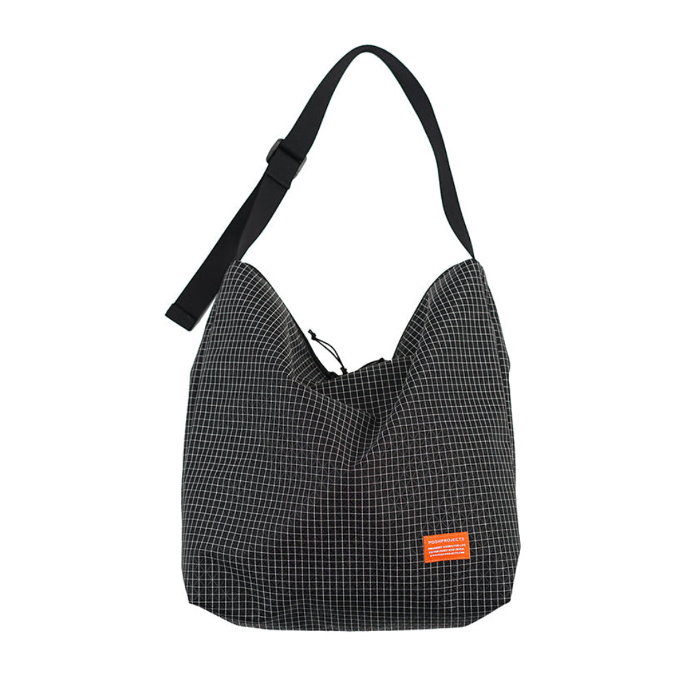 F137 KANGAROO BAG BLACK GRIDSTOP