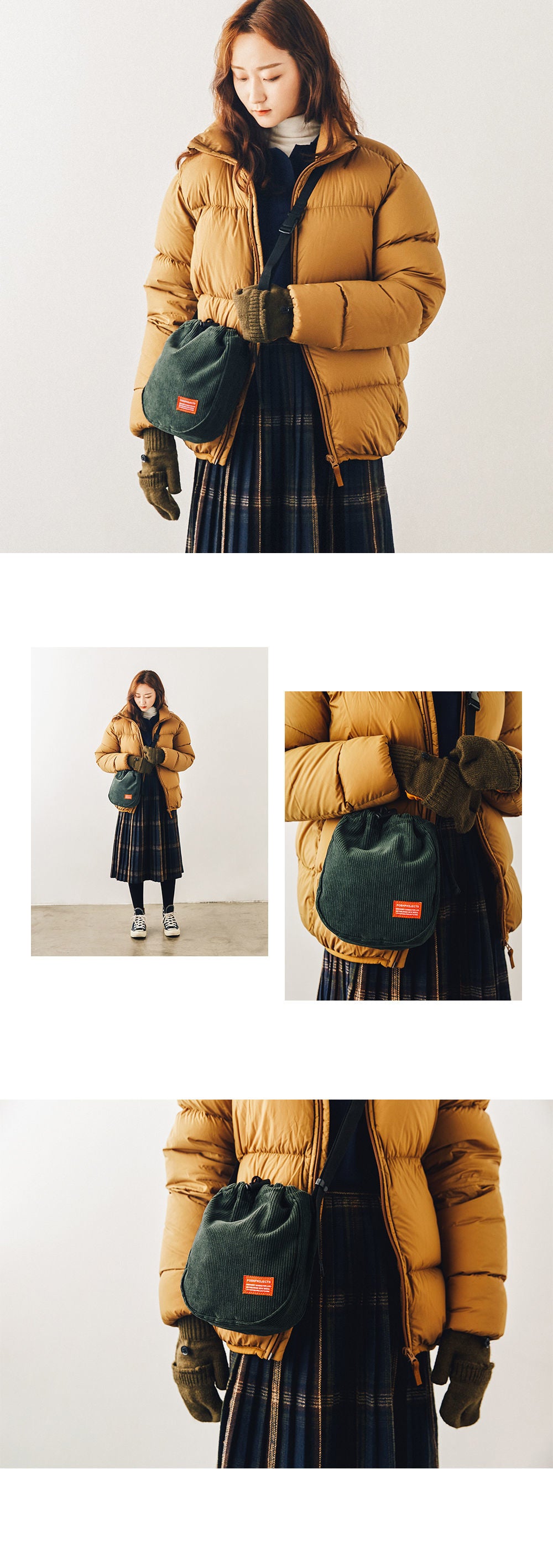 F113 Lucky Sacoche Corduroy