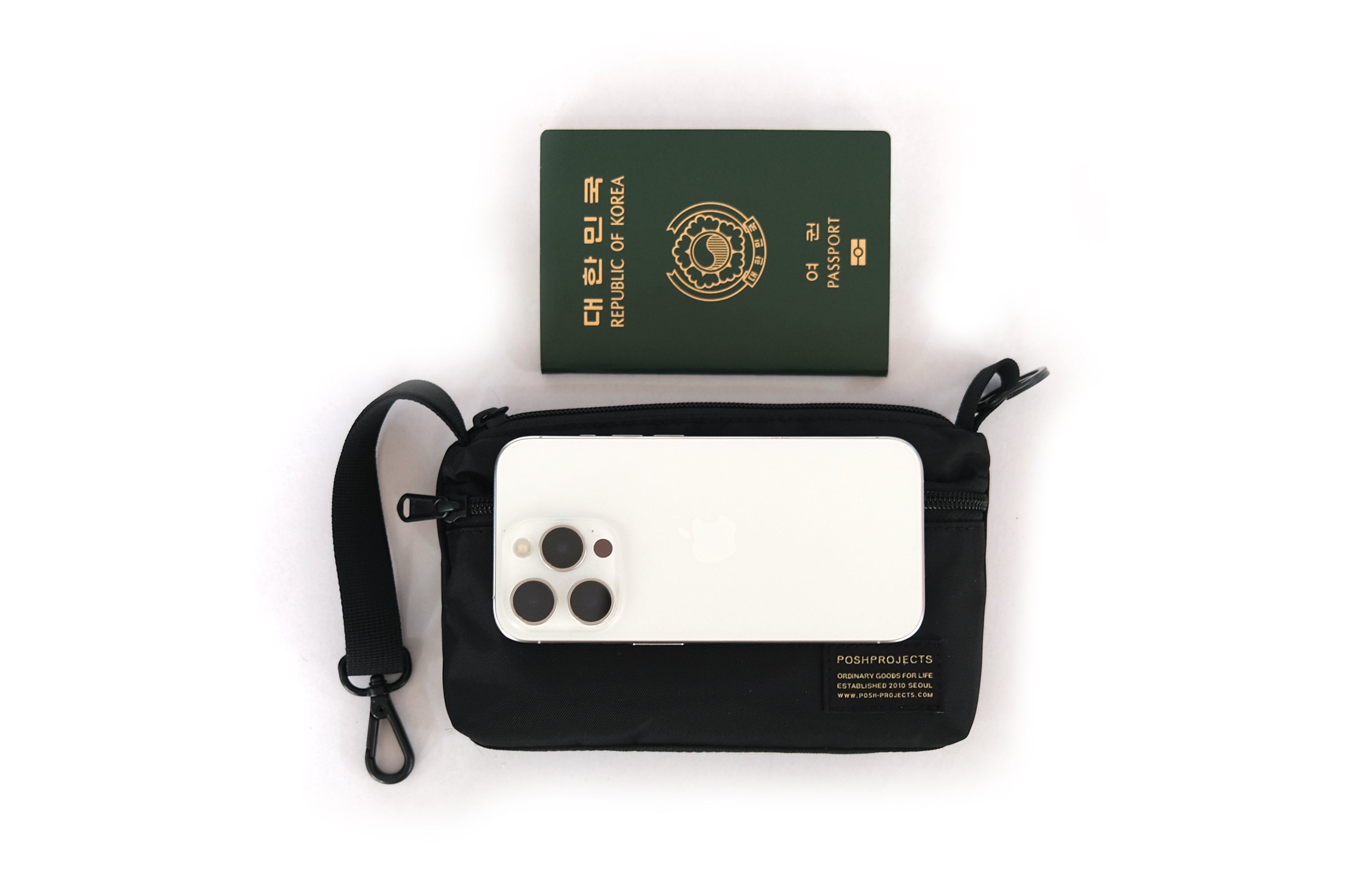 C212 KOALA AIRPORT POUCH BLACK