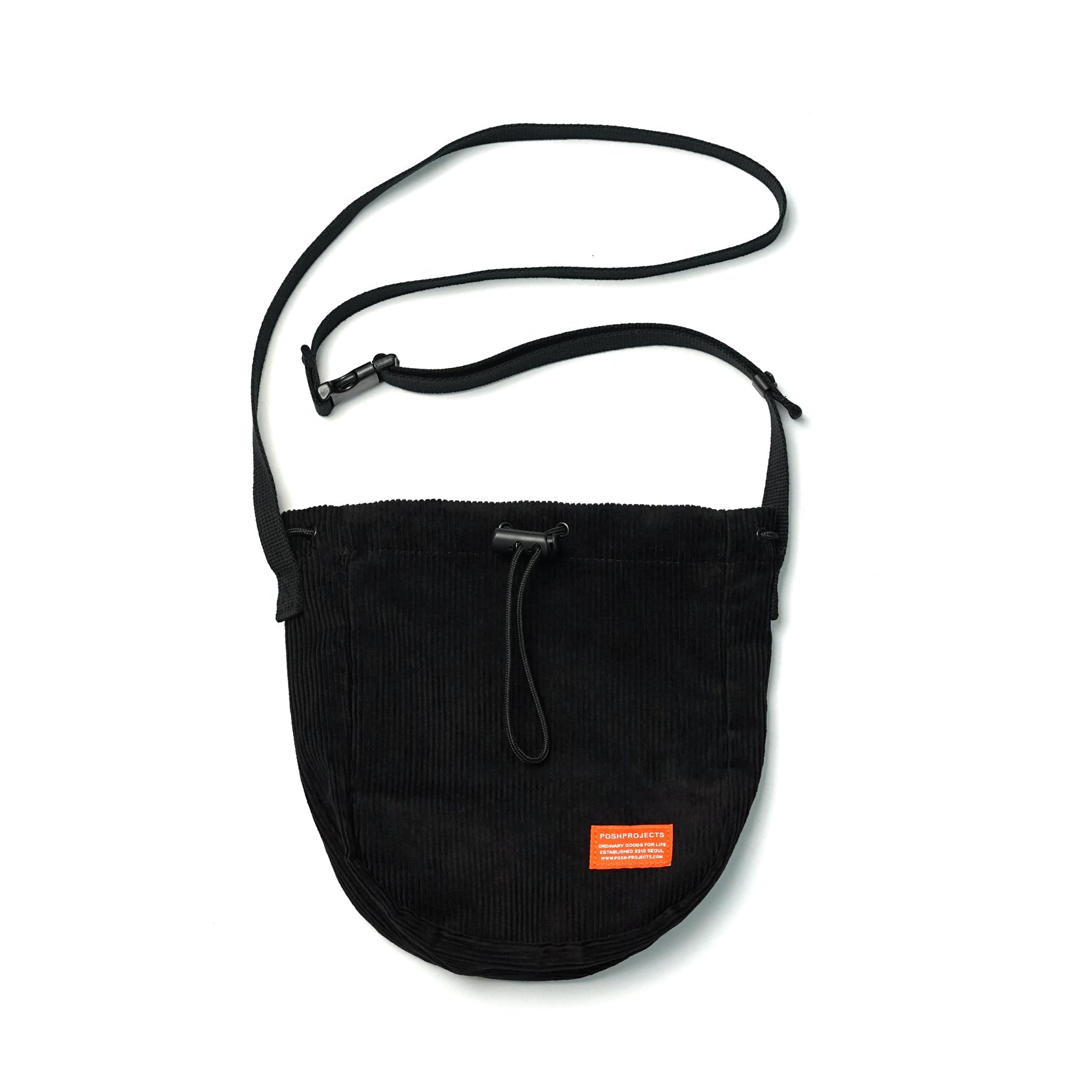 F113 LUCKY SACOCHE CORDUROY BLACK